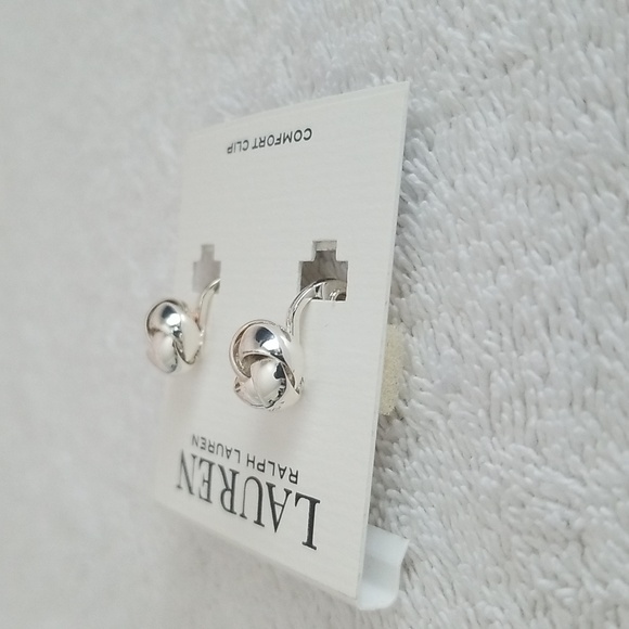 New Ralph Lauren Stud Clip-On Earrings - Picture 3 of 7